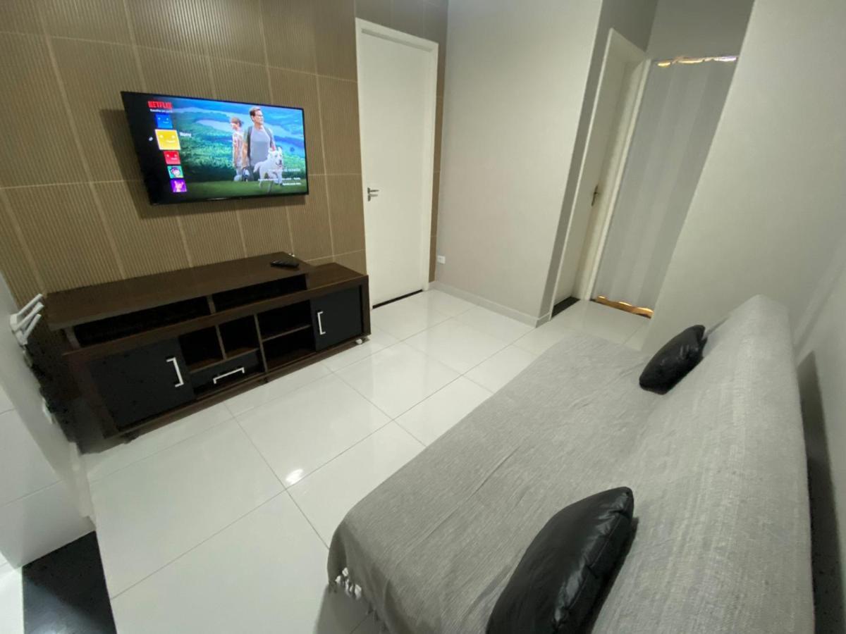 Apartamento Frente Mar Gonzaga Santos 3 Apartment Luaran gambar