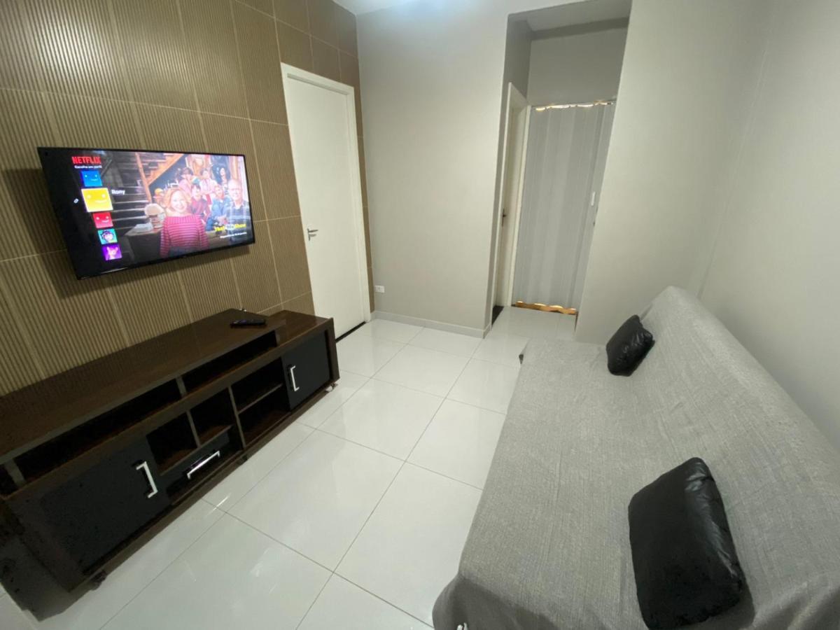 Apartamento Frente Mar Gonzaga Santos 3 Apartment Luaran gambar